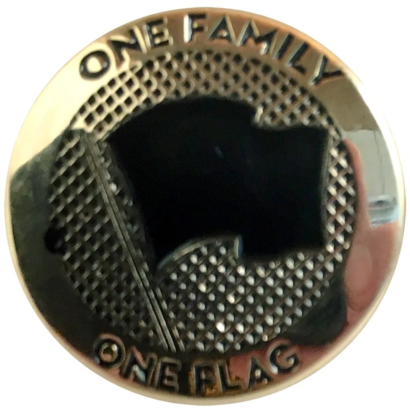 Pirates Press Records - One Family. One Flag - 1" Enamel Pin