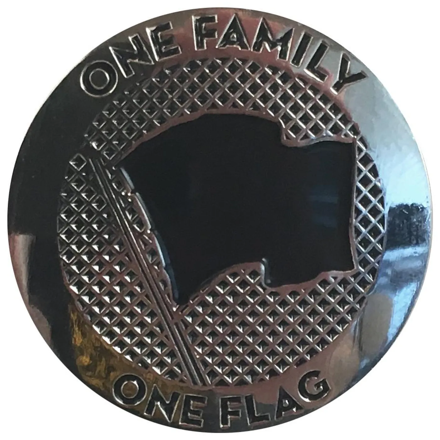 Pirates Press Records - One Family. One Flag - 1" Enamel Pin