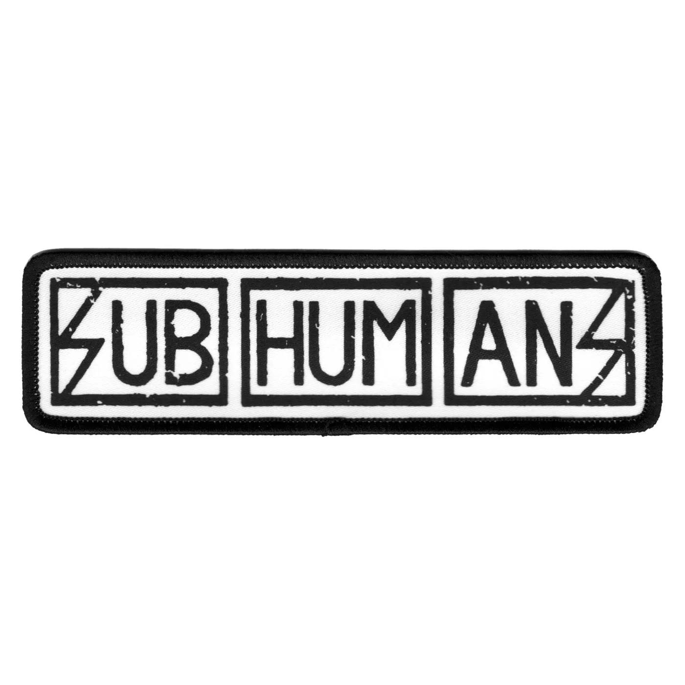 Subhumans - Text Logo - Patch - Printed Work Shirt Style