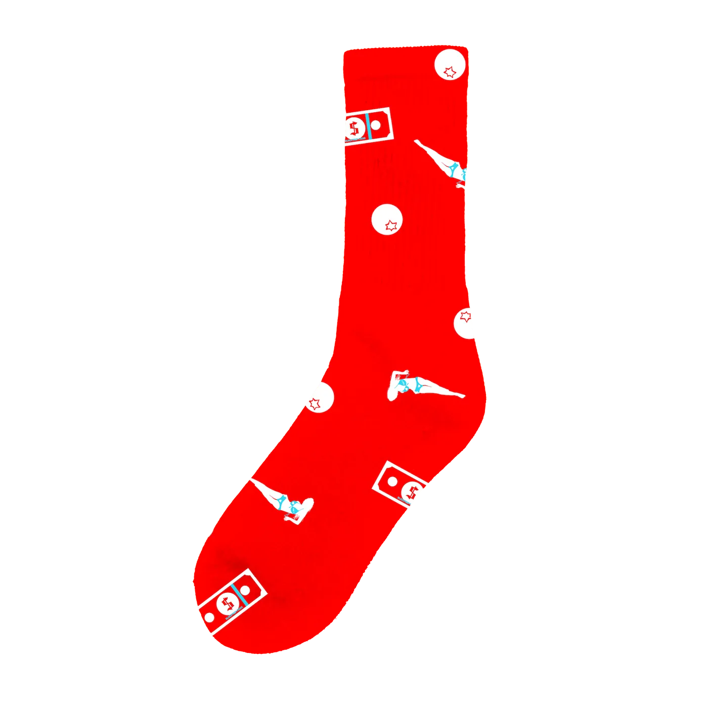 Lil Mosey Cozy Faygo Socks in Red