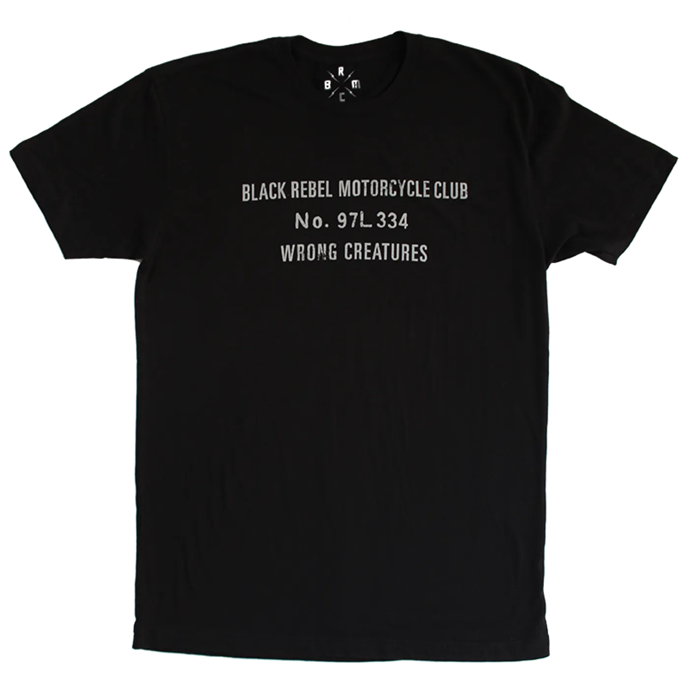 Black Rebel Motorcycle Club B.R.M.C.® WRONG CREATURES 2018 TOUR BLACK TEE