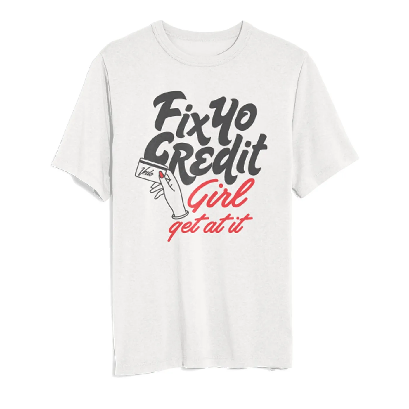 Vedo Fix Yo Credit White T