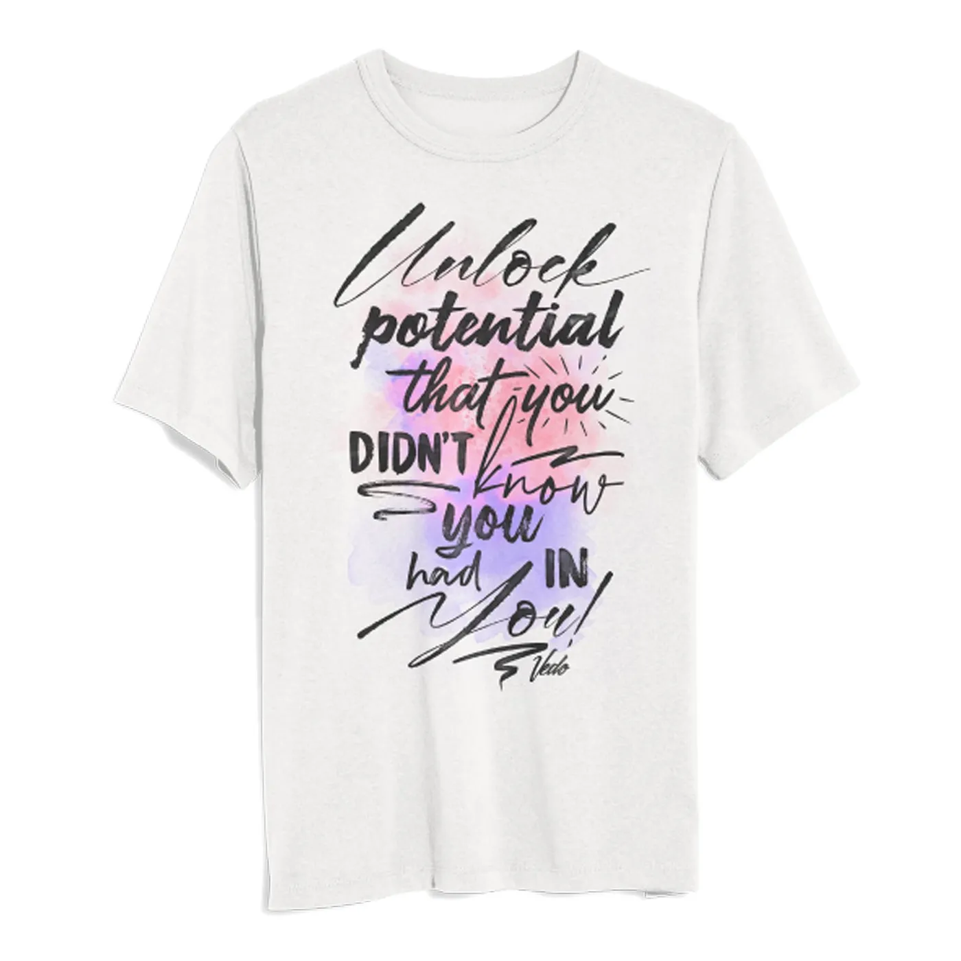 Vedo Unlock Potential White T