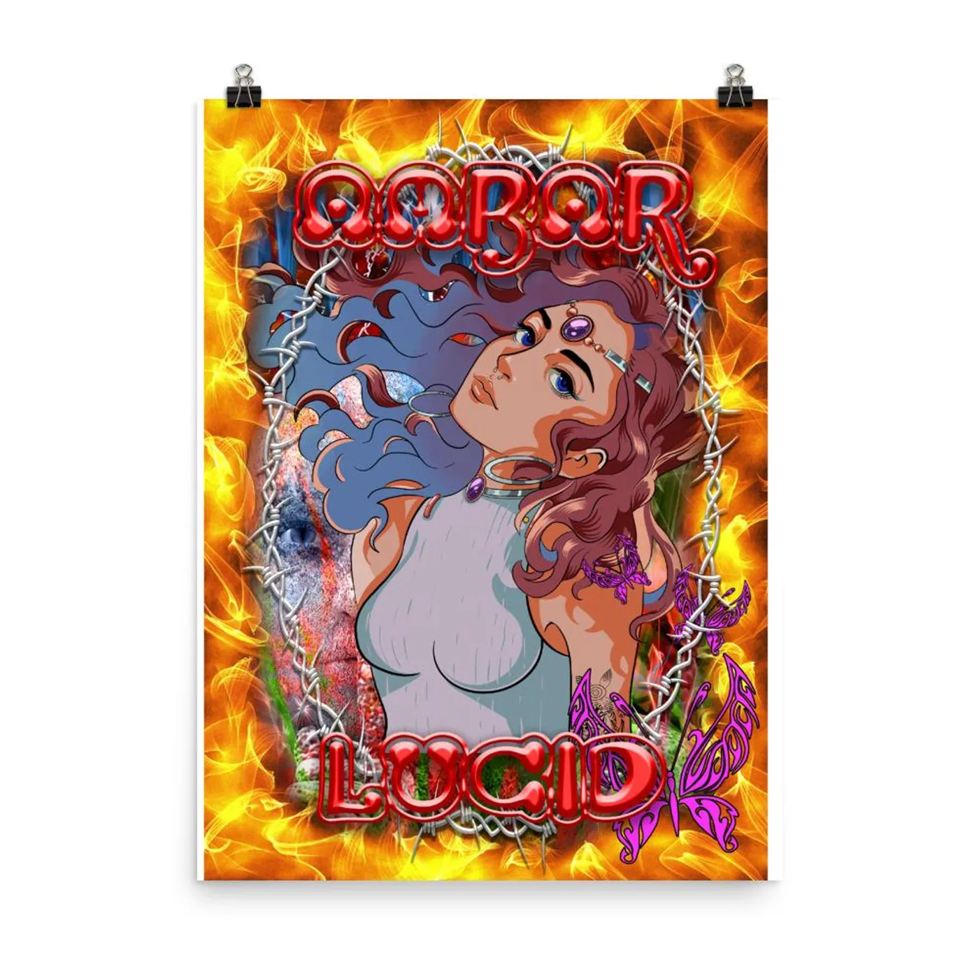 Ambar Lucid gloss poster 11 x 17