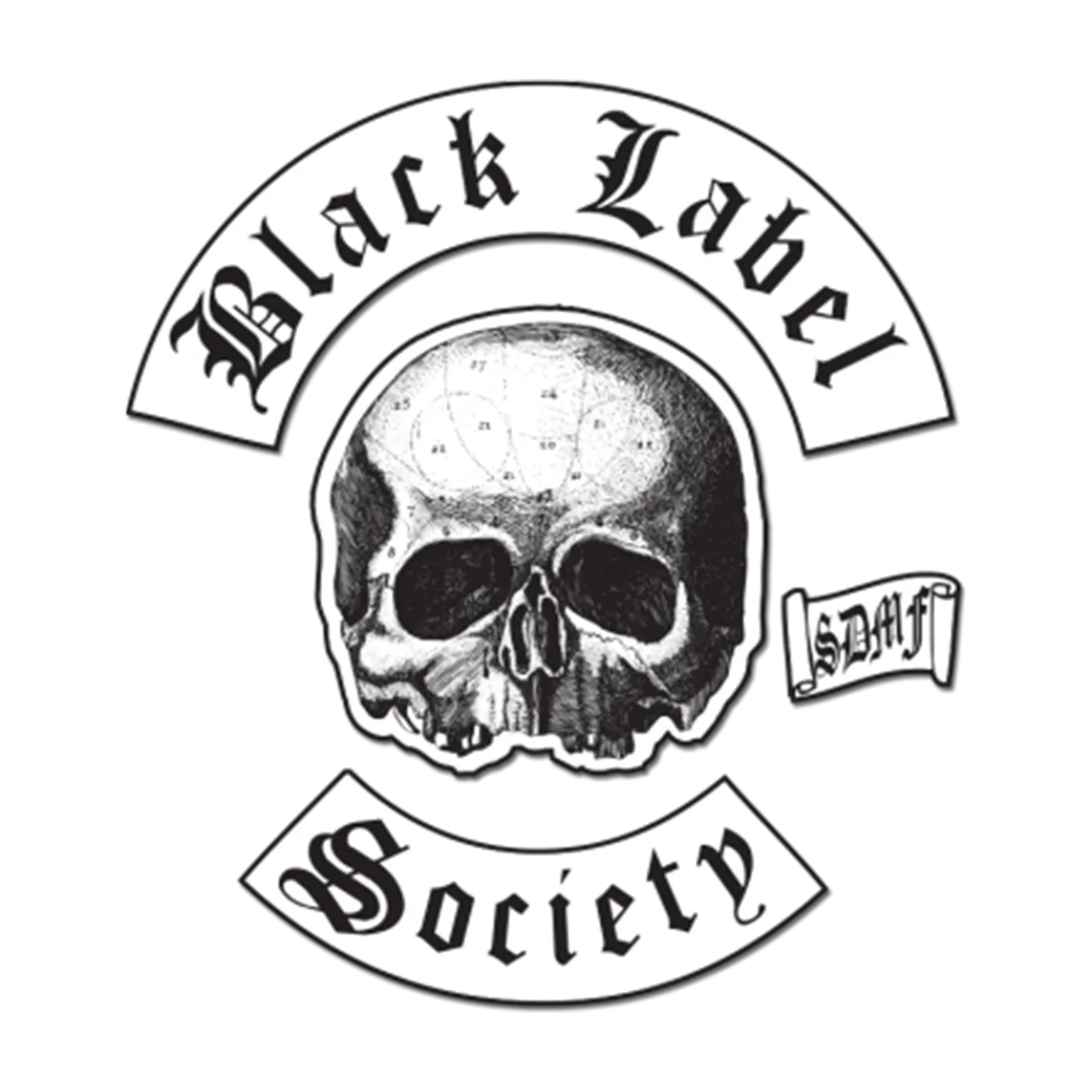 Black Label Society BLS Back Patch Set