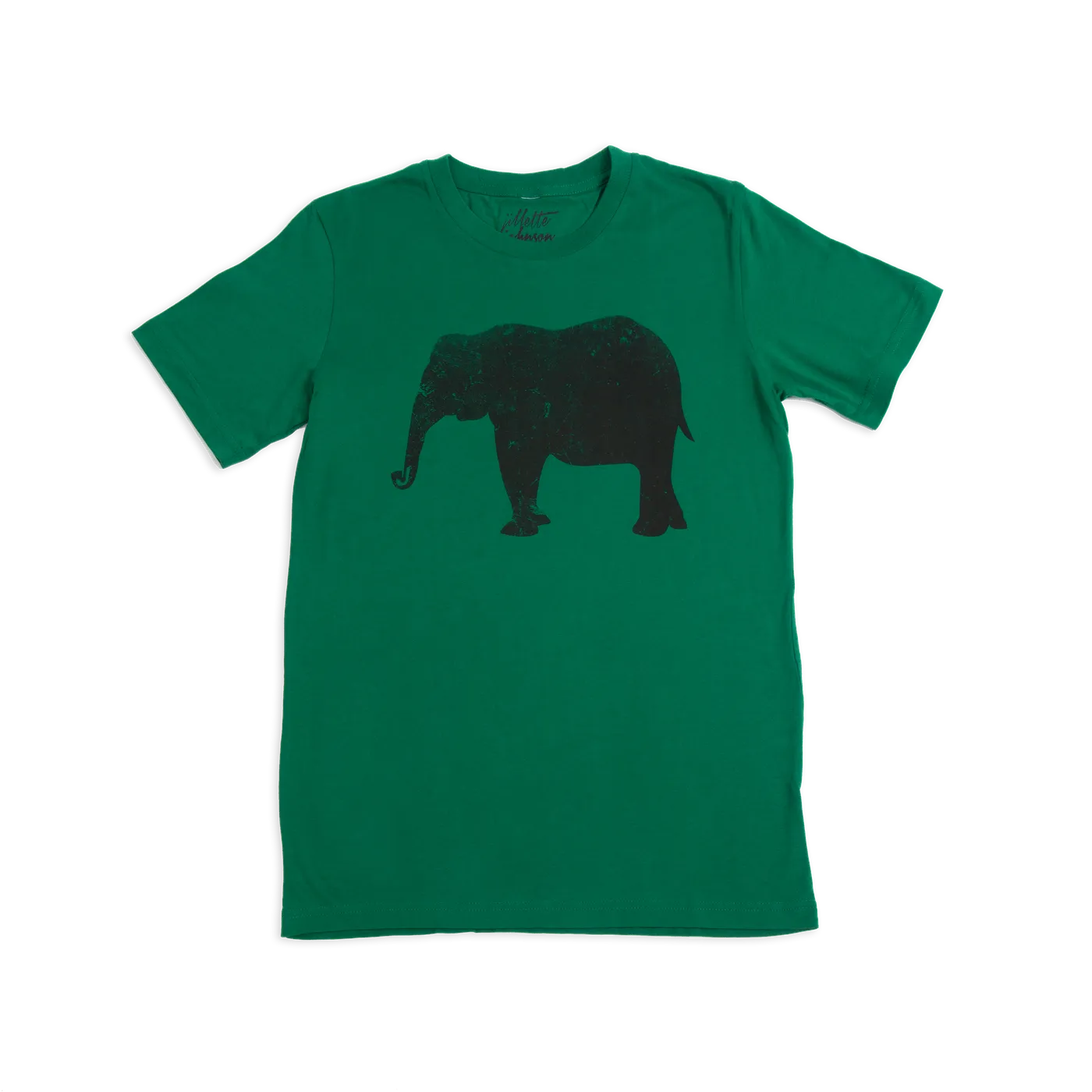 Jillette Johnson Unisex Elephant Tee - Green