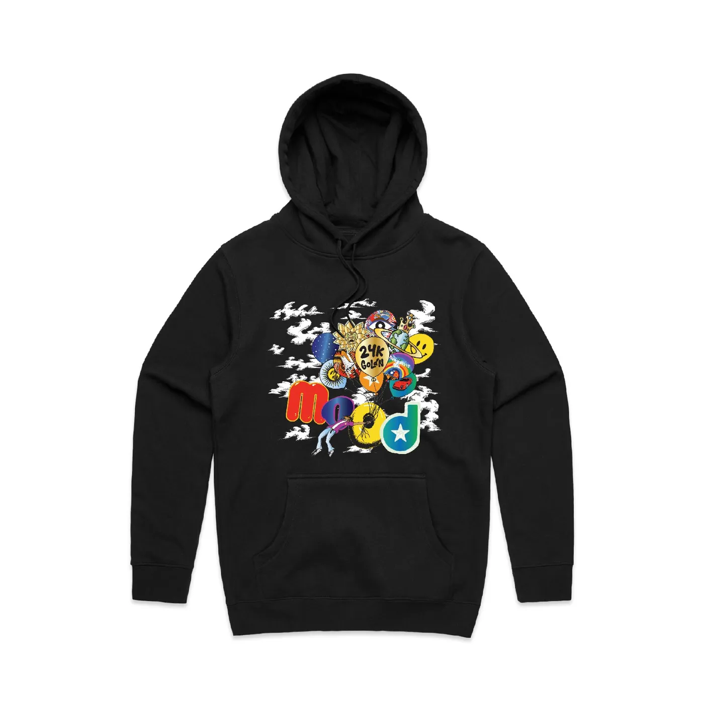 24kGoldn mood hoodie / black