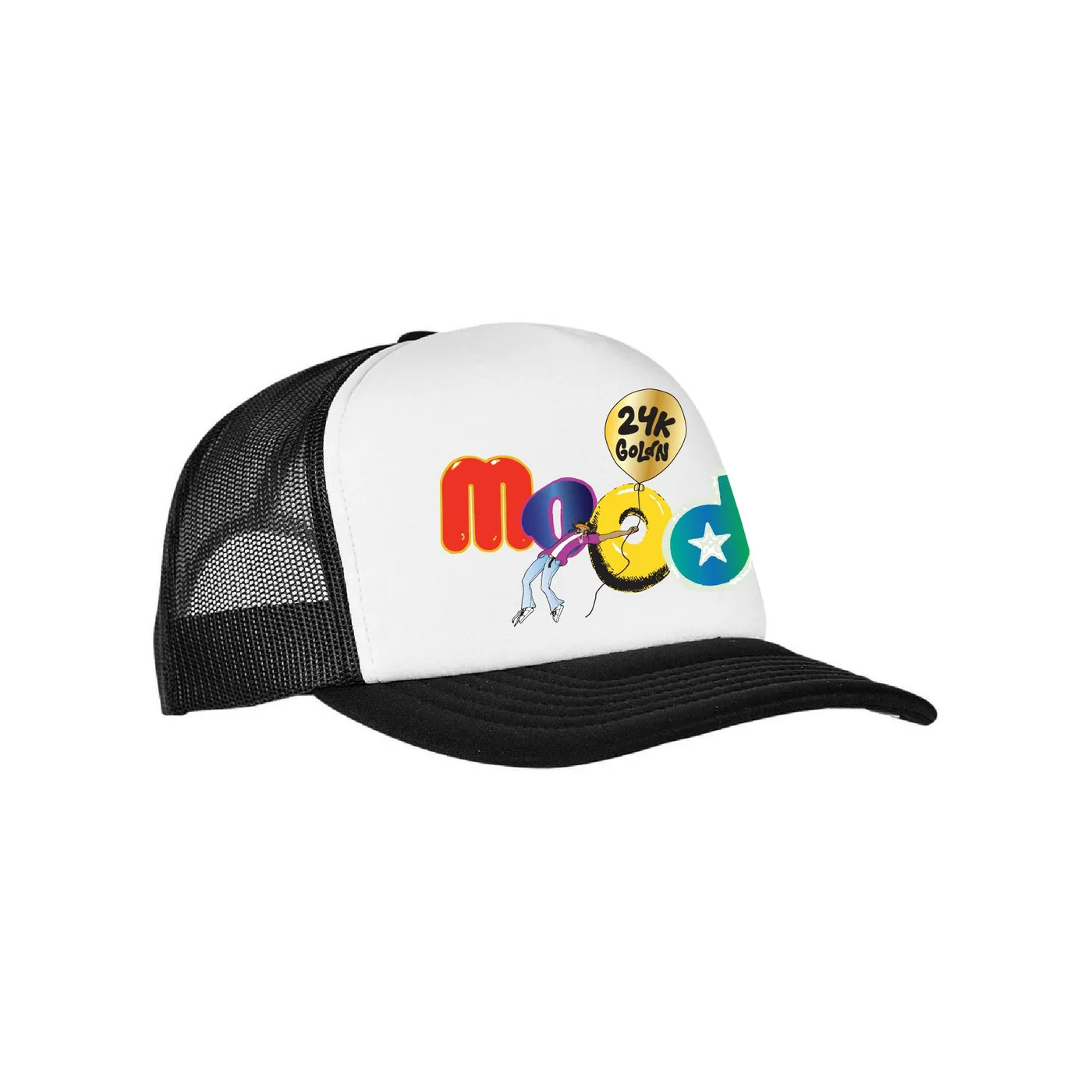 24kGoldn mood trucker hat
