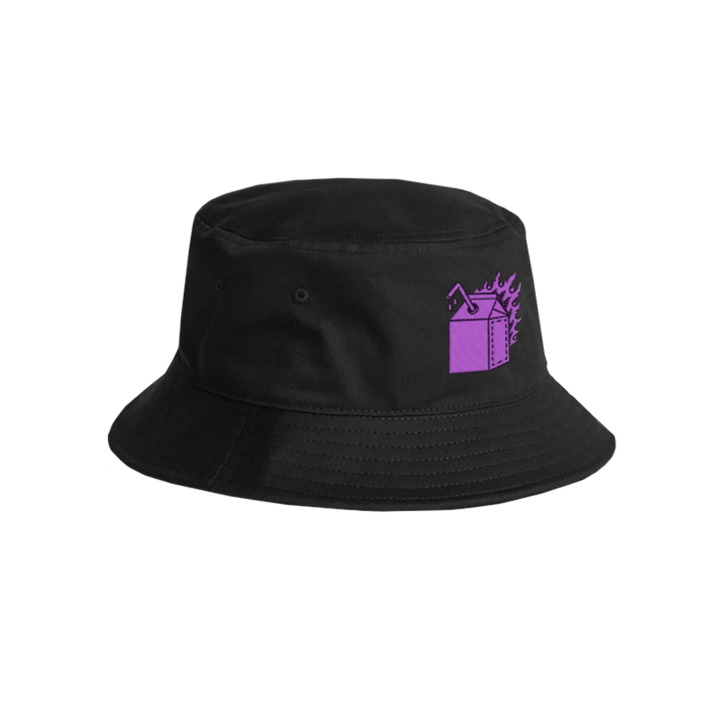 Hot Milk CHAOTIC BLACK BUCKET HAT