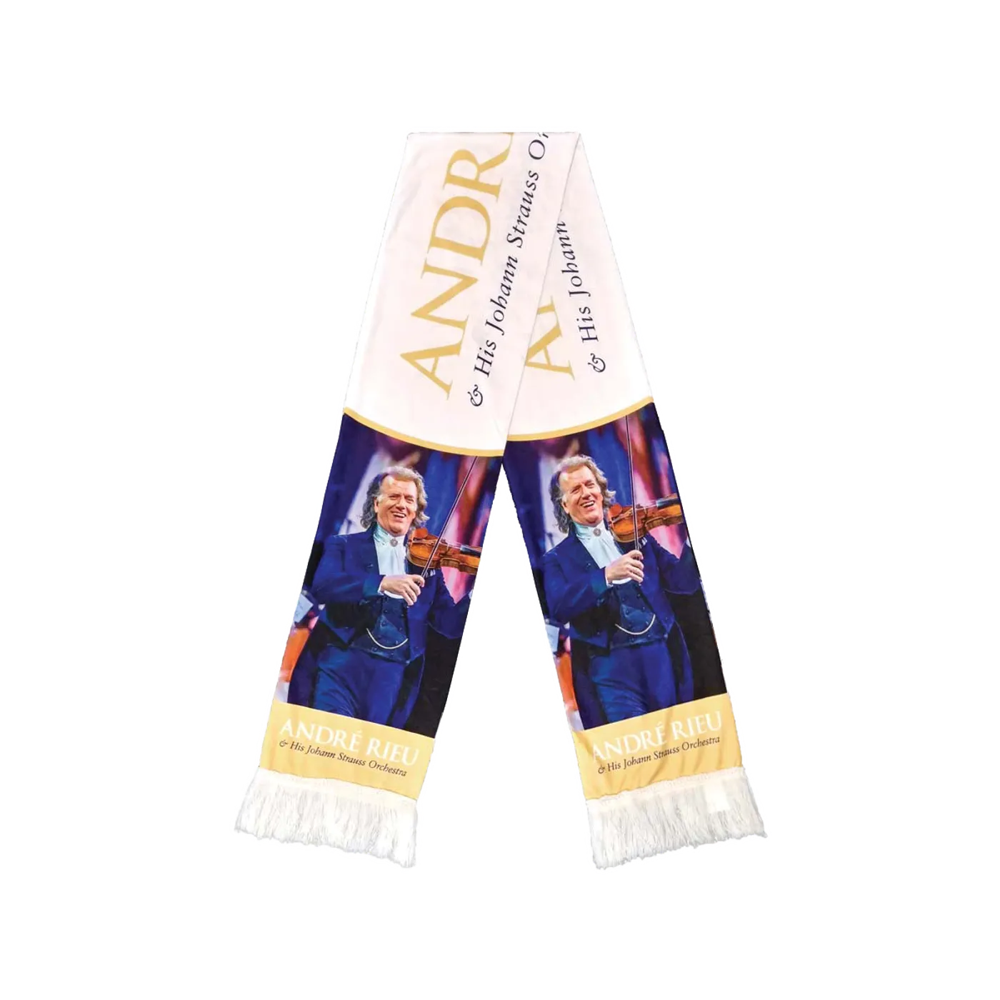 ANDRÉ RIEU Photo and Signature Scarf