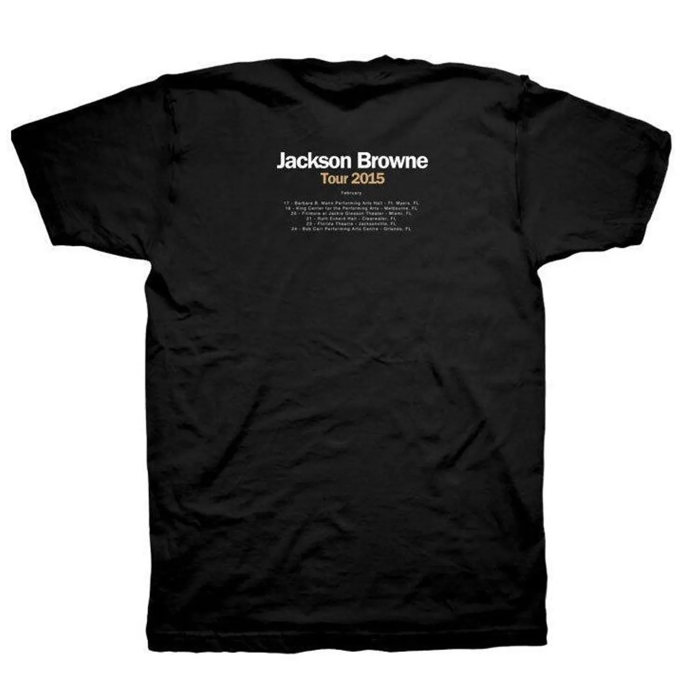 JACKSON BROWNE Standing In The Breach 2015 Tour T-Shirt