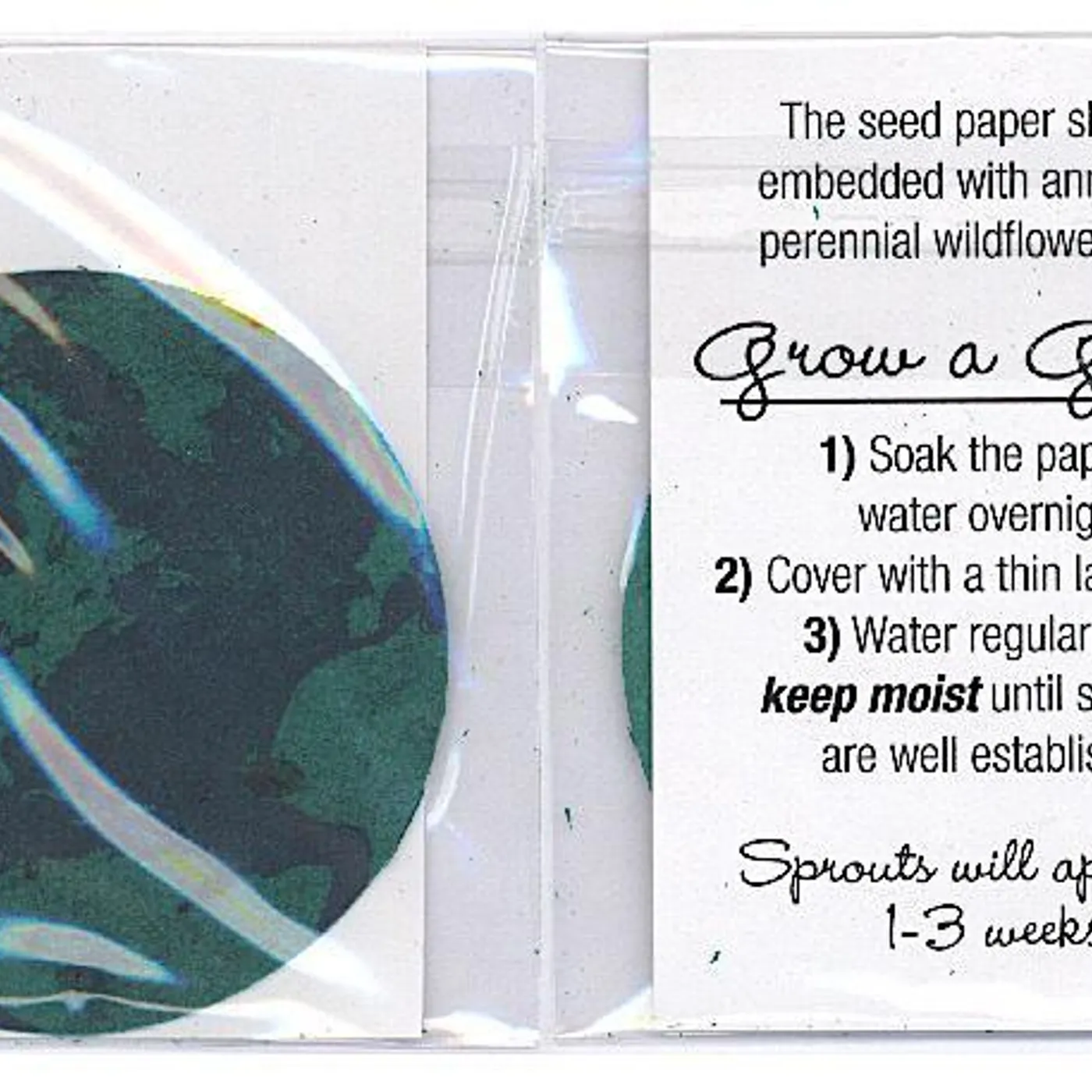 JACKSON BROWNE Grow a Garden Seed Card