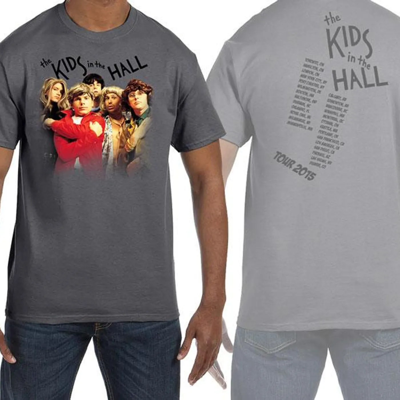 The Kids in the Hall Grey Tour Tee