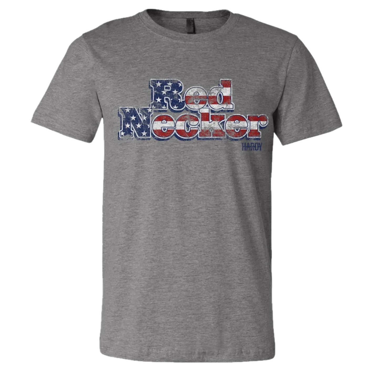 HARDY Deep Heather Tee- American Red Necker