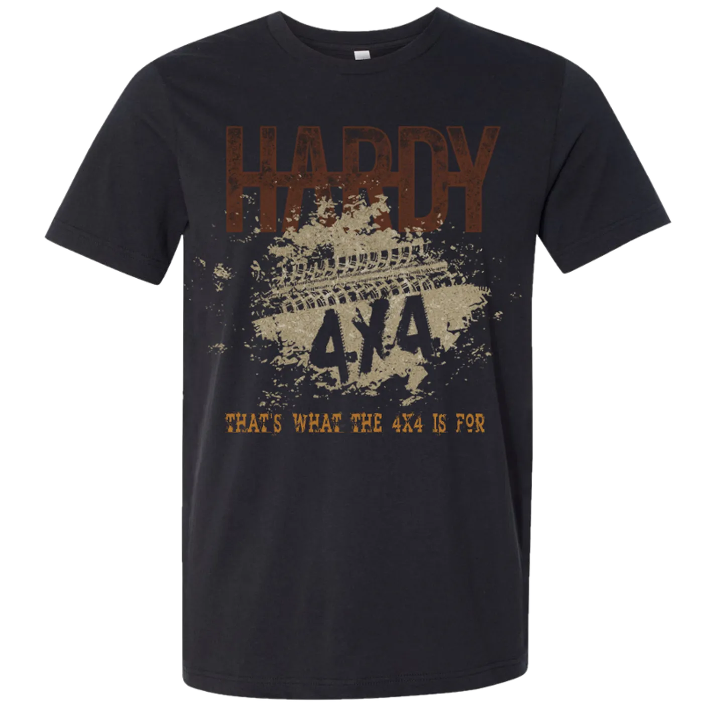 HARDY Black Heather 4x4 Tee