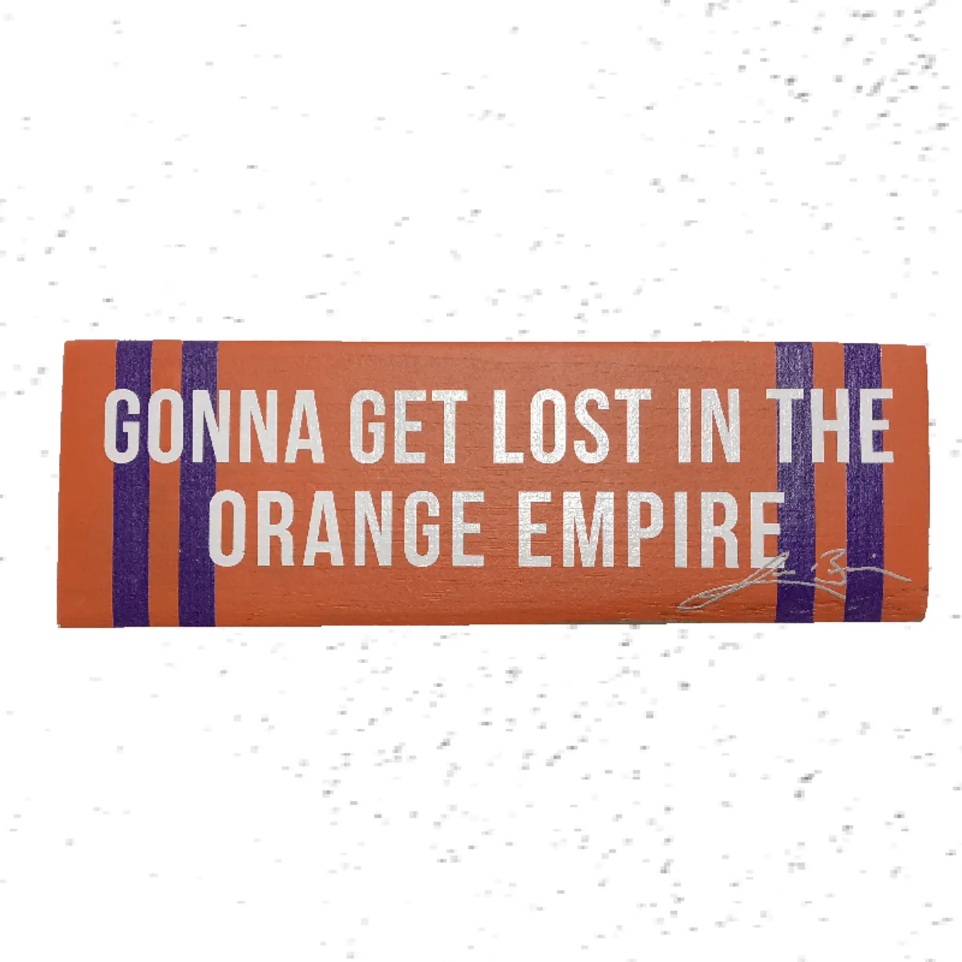 Lee Brice Orange Empire Lyric Block