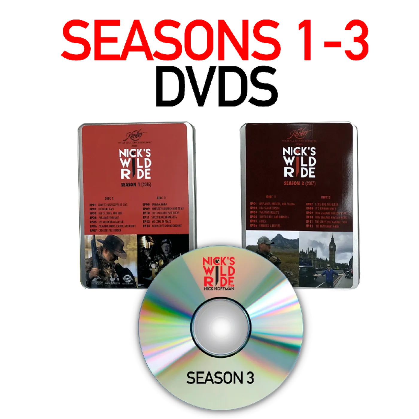 Nick's Wild Ride Season 1-3 DVD Set