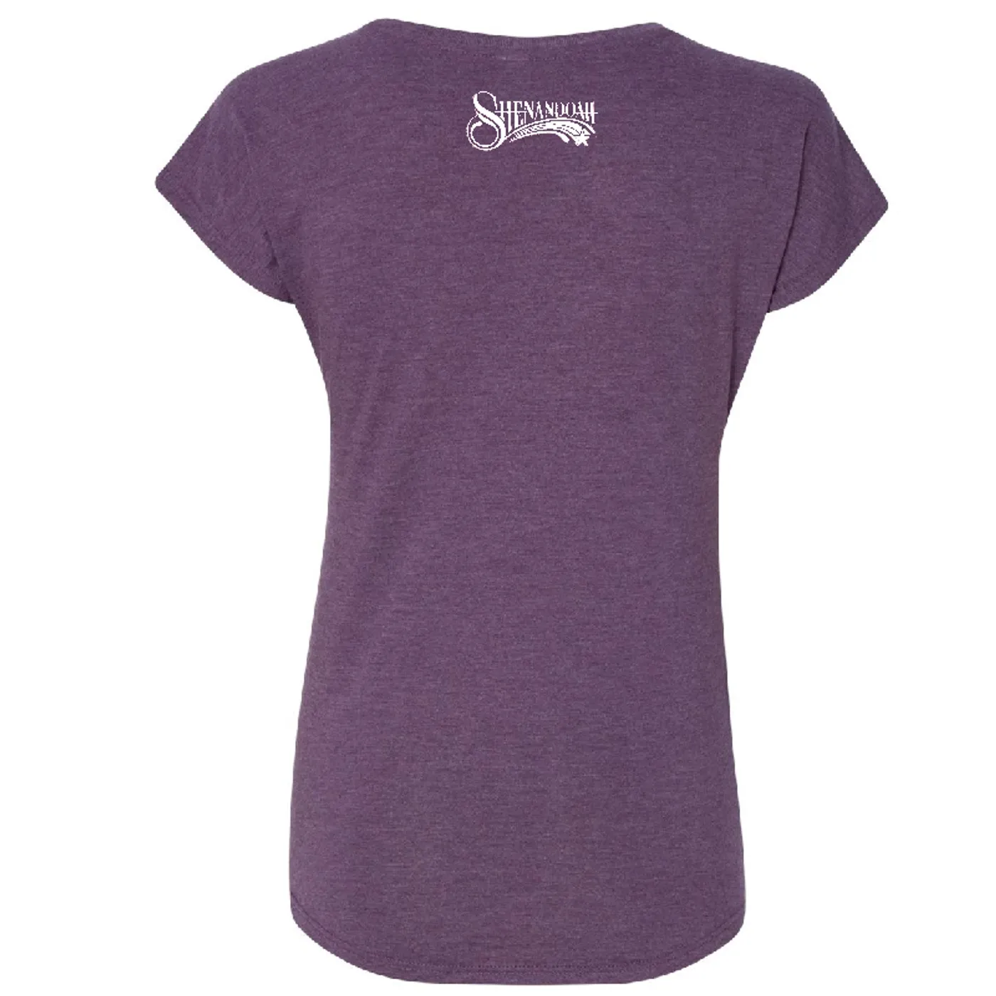 Shenandoah Ladies Purple V Neck Tee