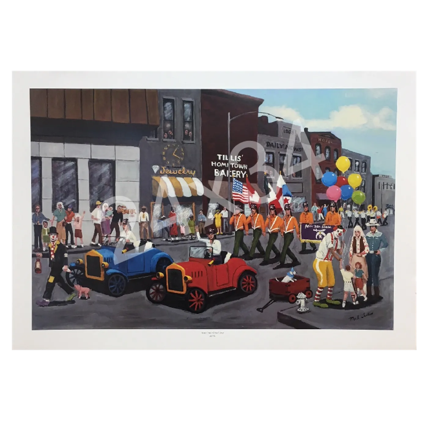 Mel Tillis Print- Home Town Shriner's Day