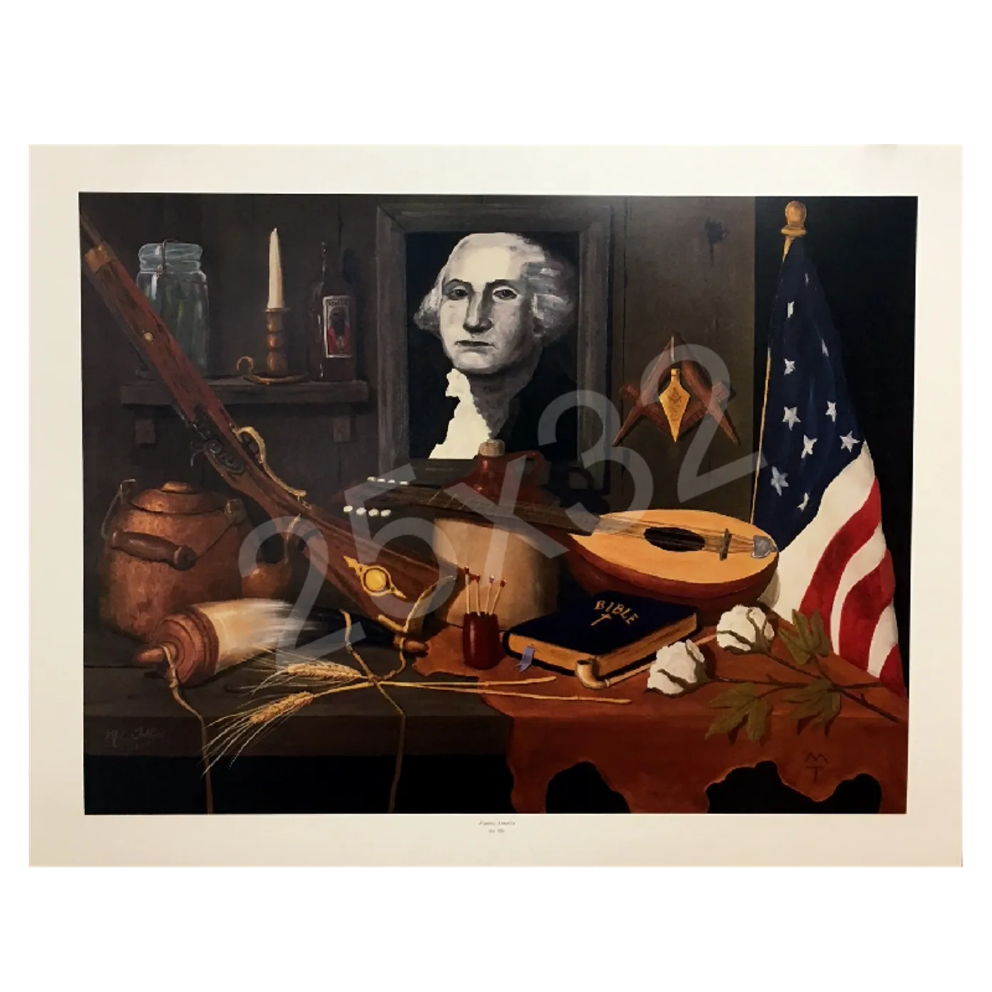 Mel Tillis Print- Masonic America