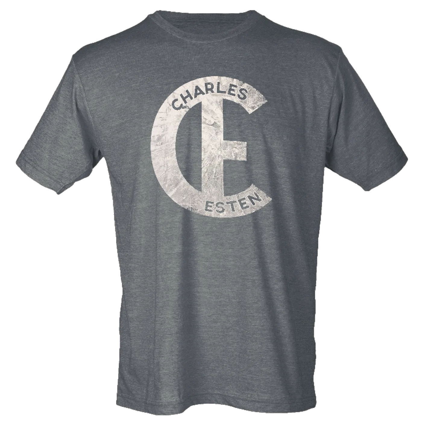 Charles Esten Heather Charcoal Logo Tee