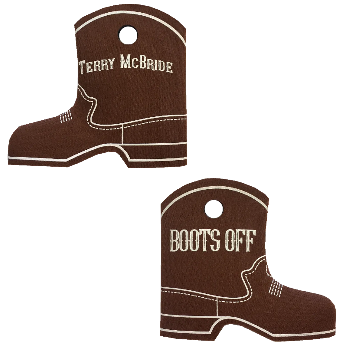 Terry McBride Brown Boot Coolie