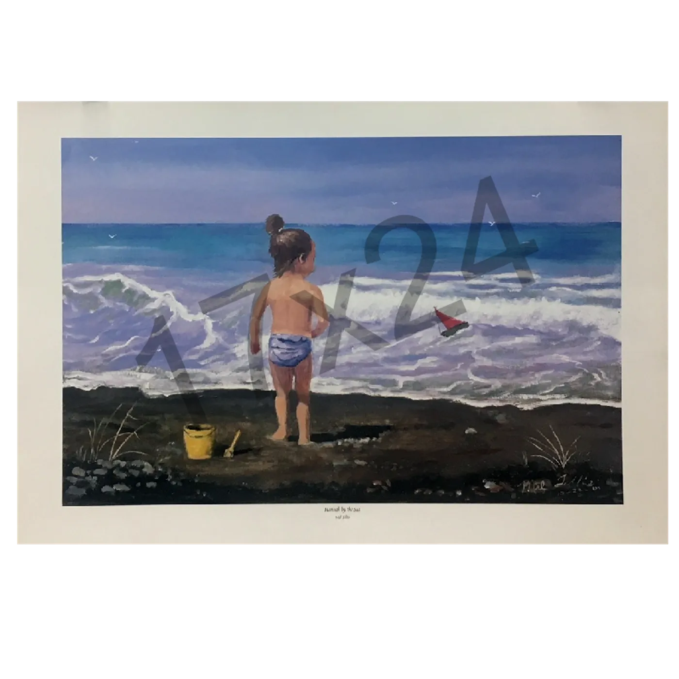 Mel Tillis Print- Hanna By The Sea