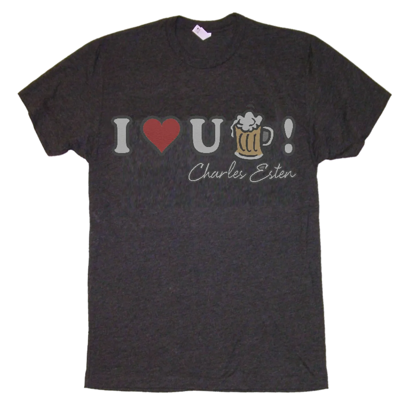 Charles Esten Heather Navy Beer Tee
