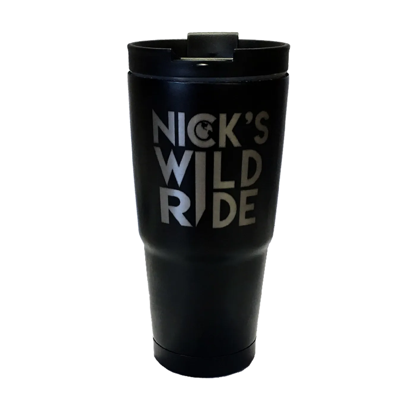 Nick's Wild Ride 30 oz Black Stainless Engel Tumbler