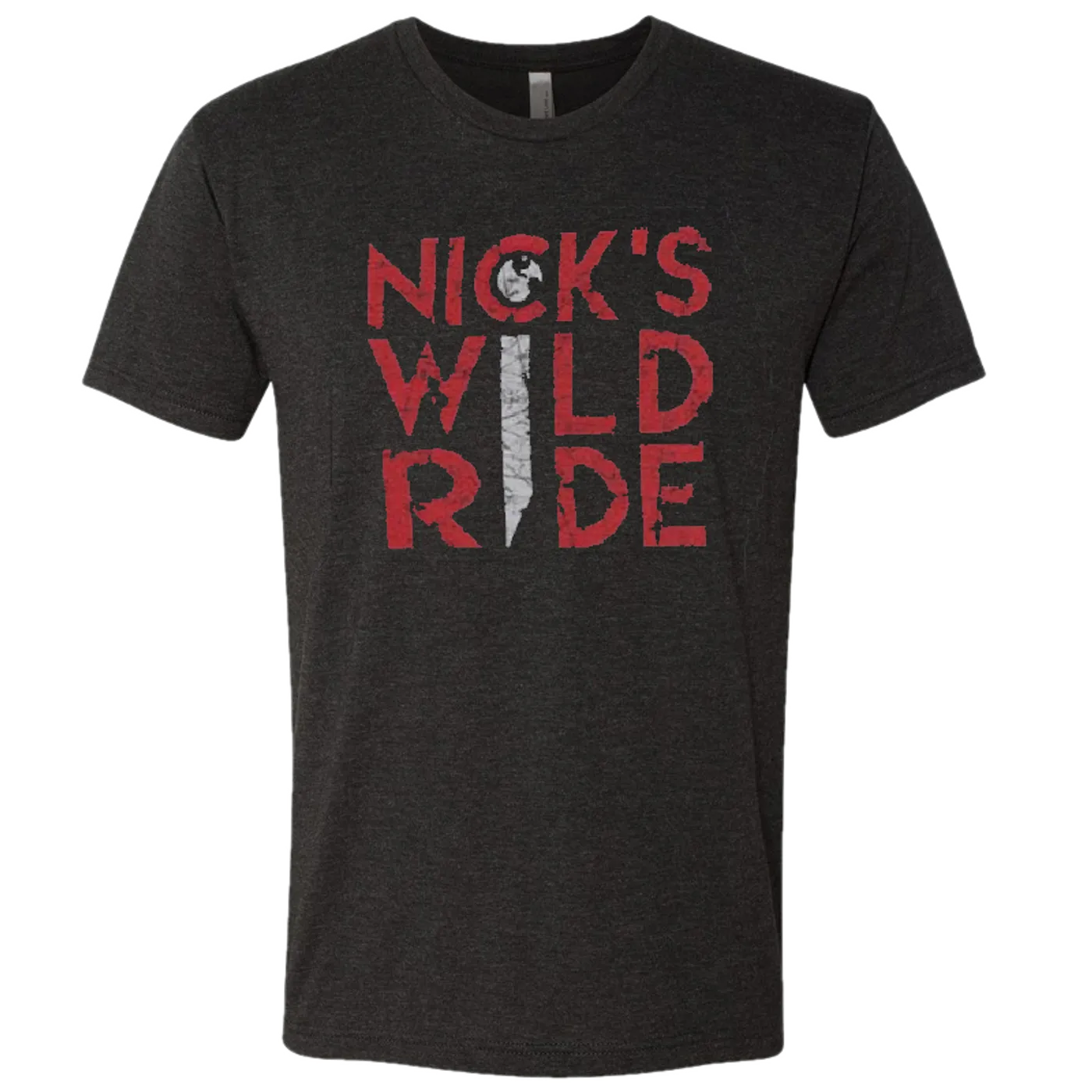 Nick's Wild Ride Vintage Black Tee