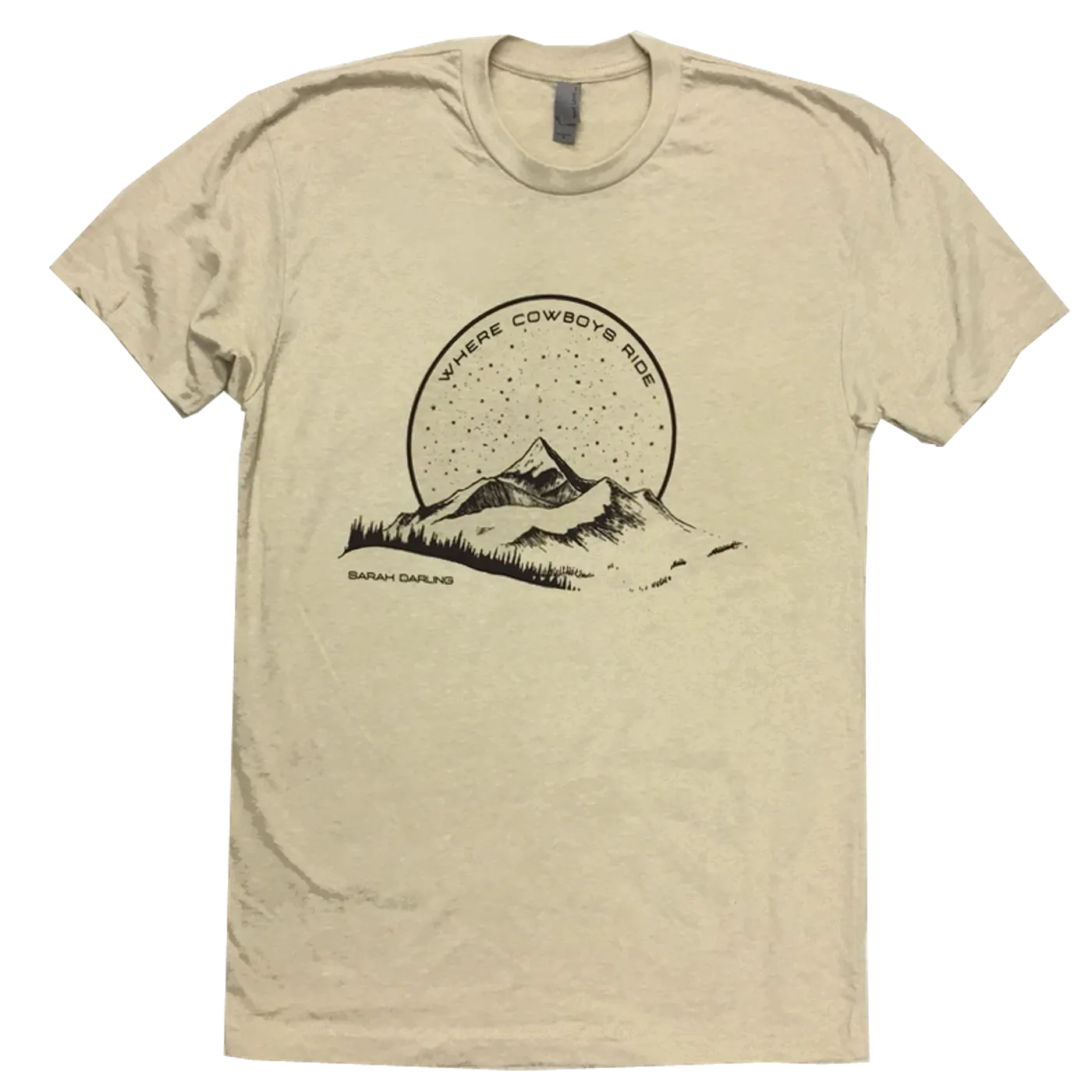 Sarah Darling Where Cowboys Ride Tee