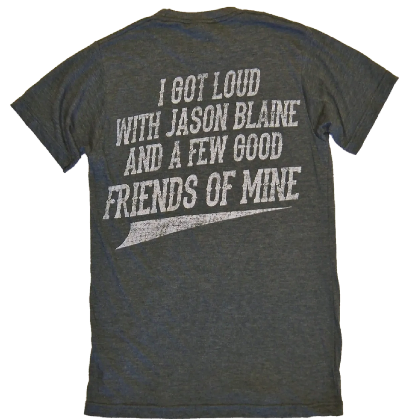 Jason Blaine Heather Charcoal Drinkin' Shirt
