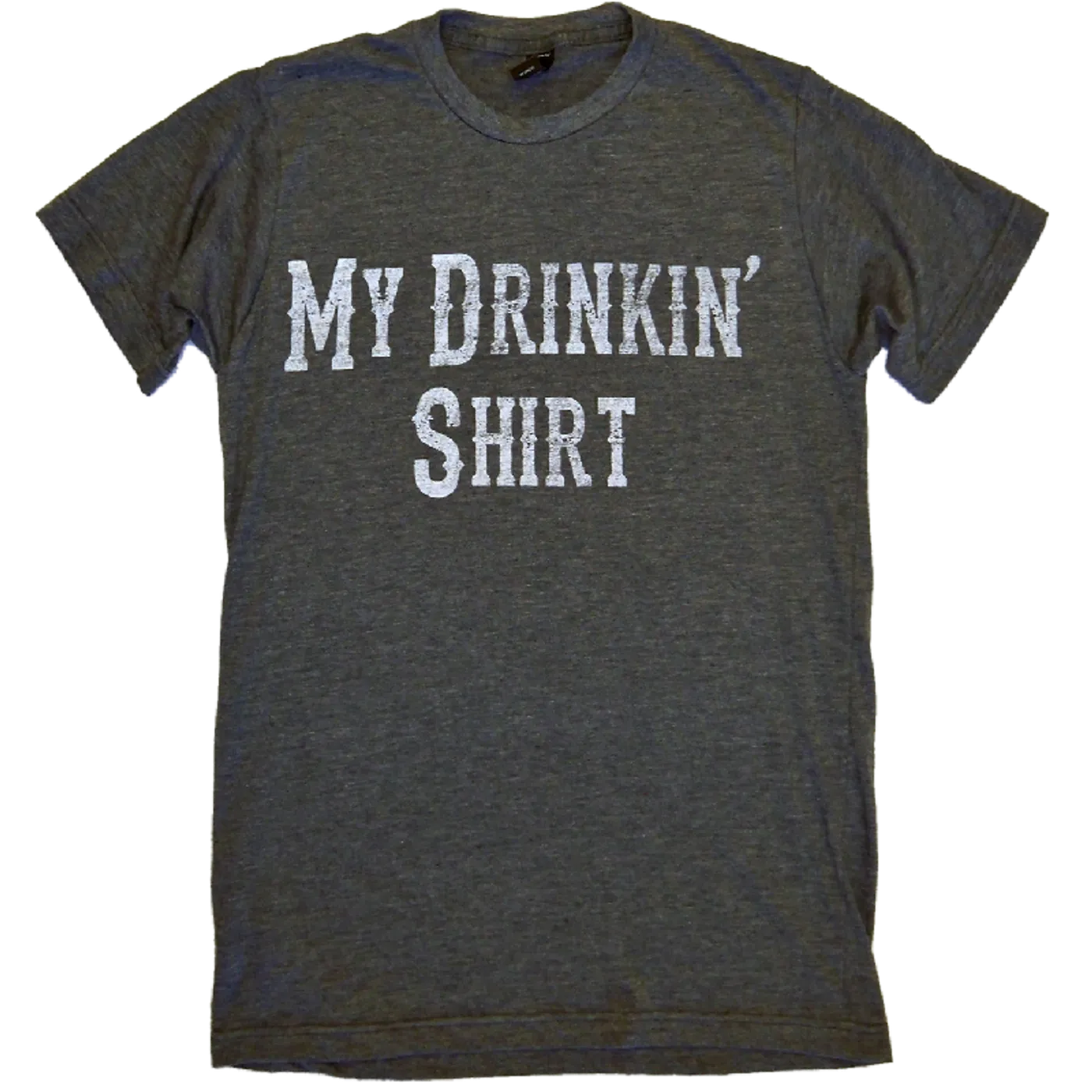 Jason Blaine Heather Charcoal Drinkin' Shirt