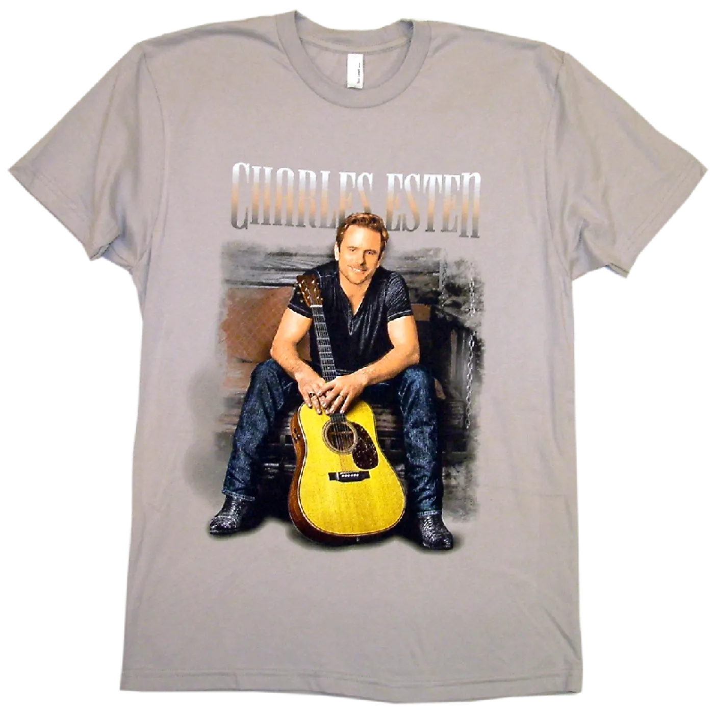 Charles Esten Light Grey Tee