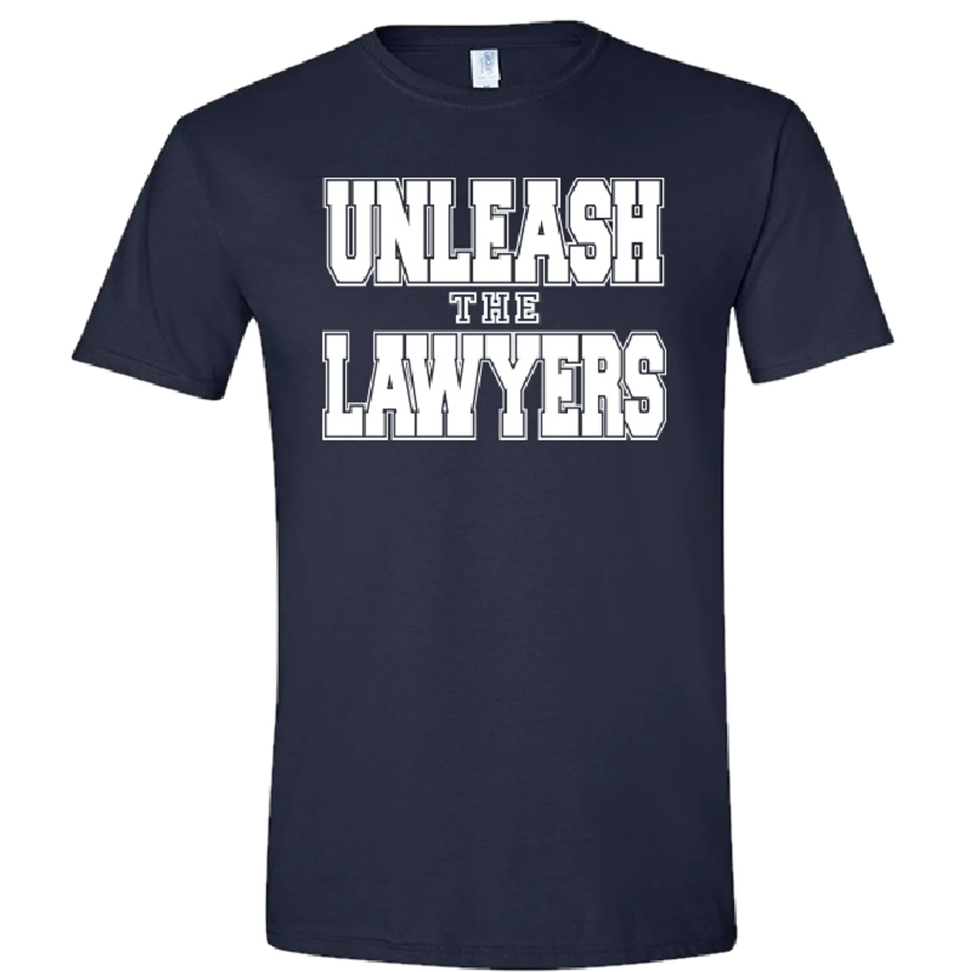 Crime Online Nancy Grace Navy Tee- Unleash the Lawyers