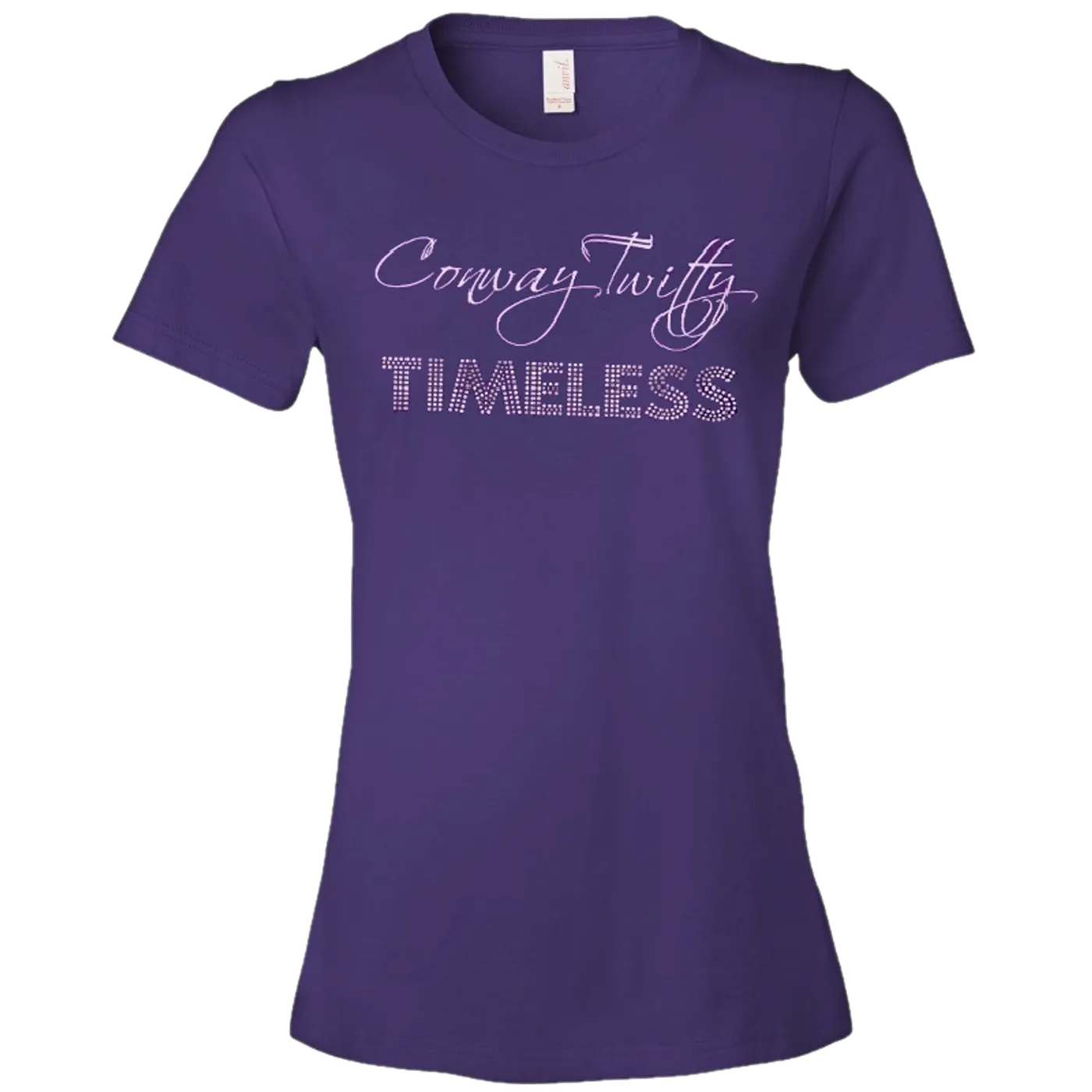 Conway Twitty Ladies Purple Timeless Tee