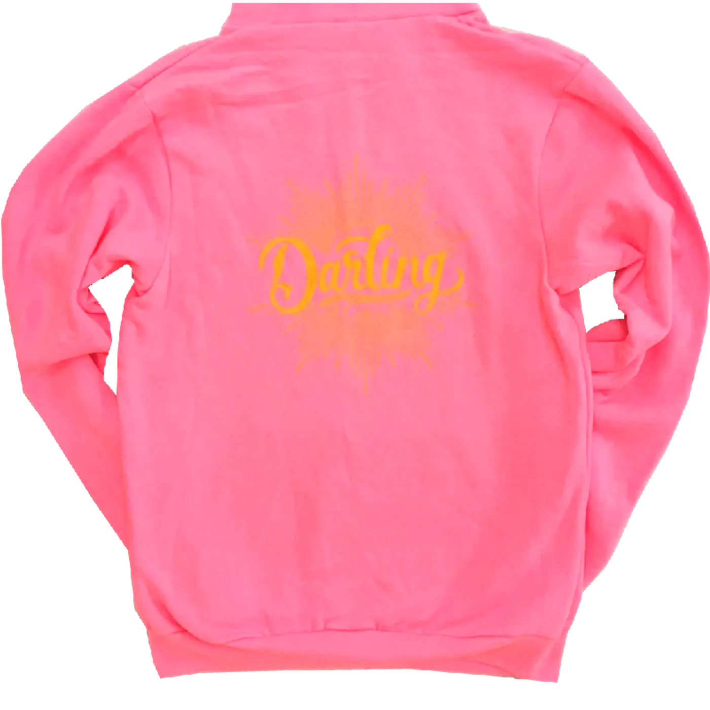 Sarah Darling Hot Pink Zip Up Hoodie