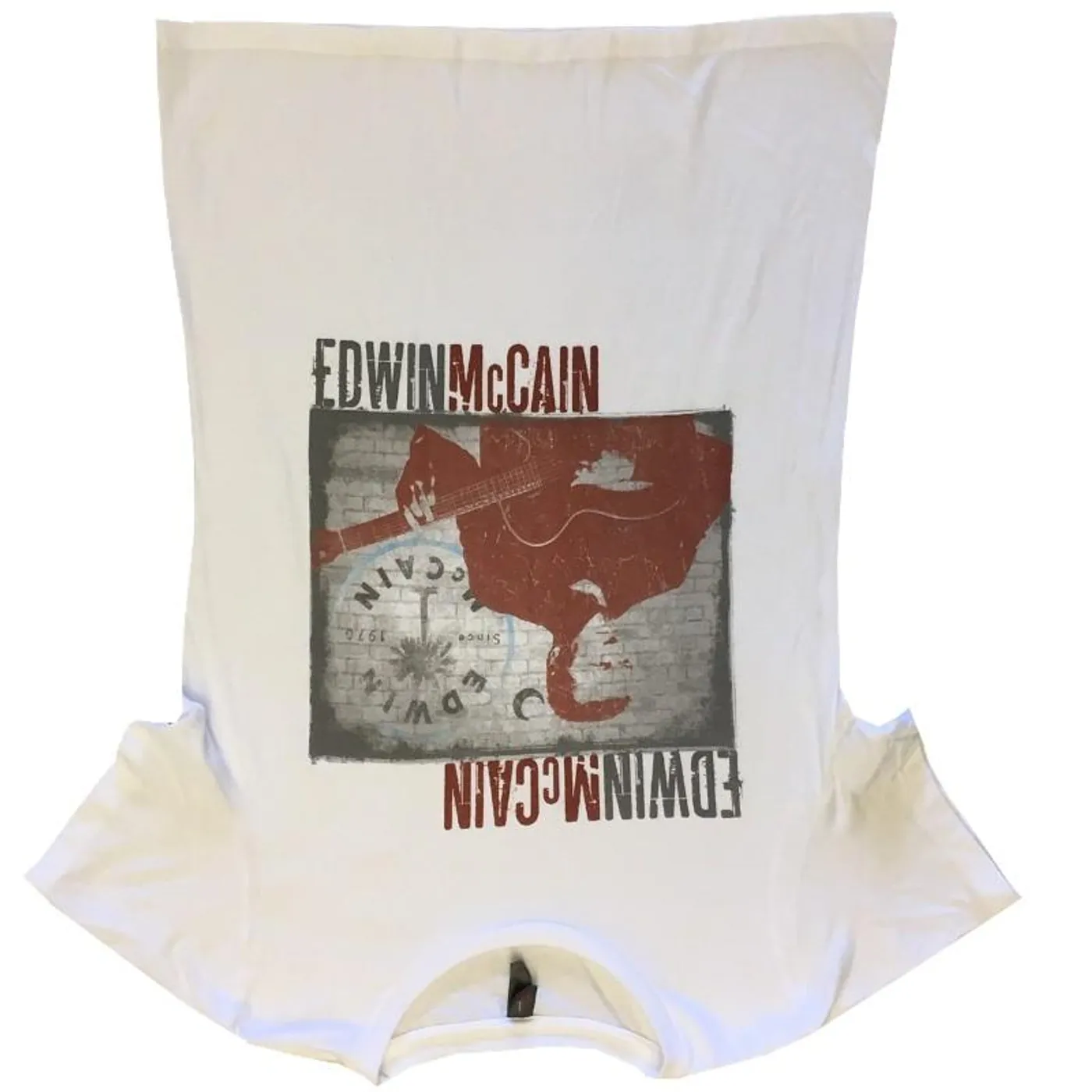 Edwin McCain Ladies White Tee