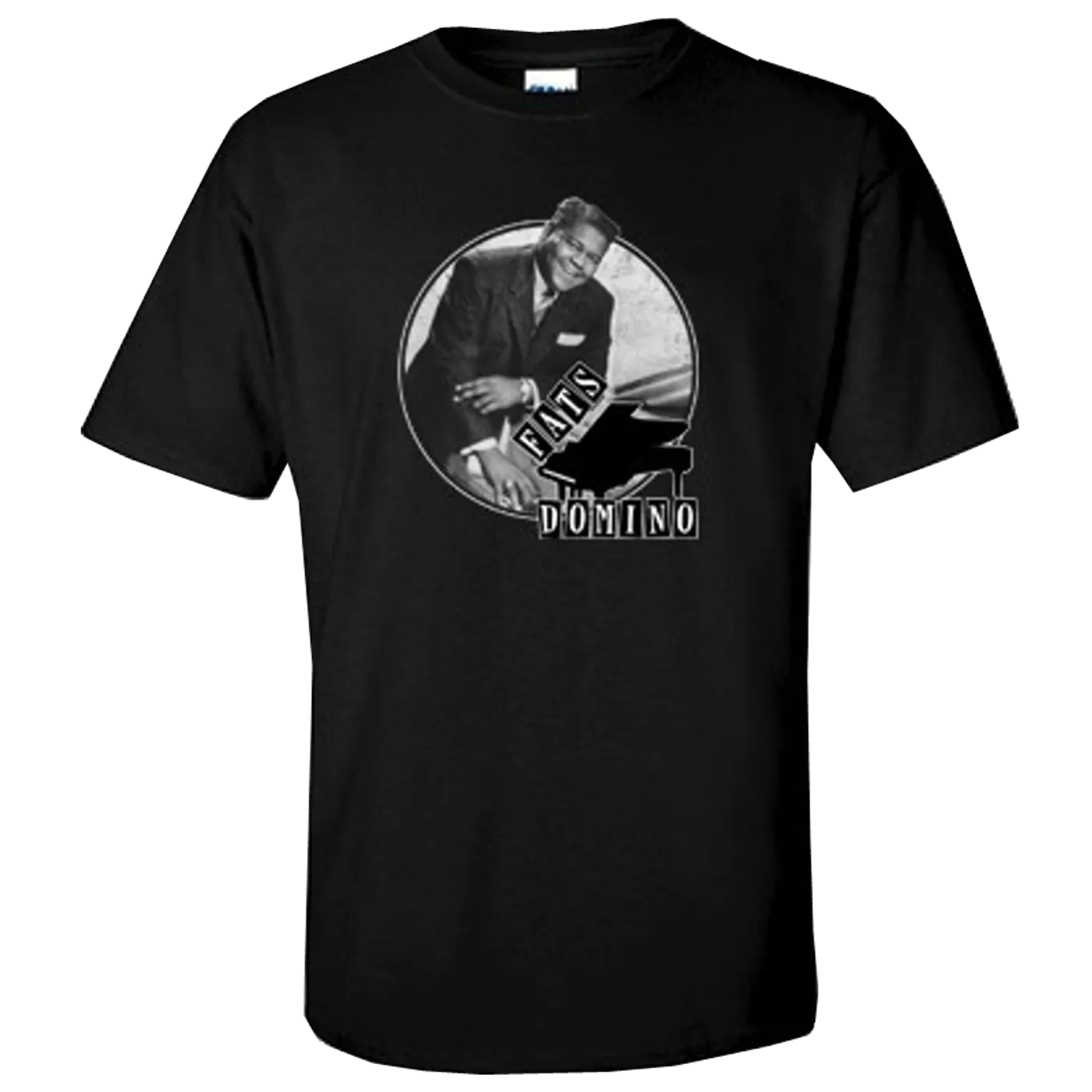 Fats Domino Black Photo Tee