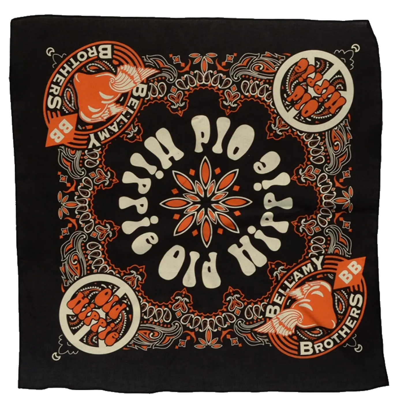 The Bellamy Brothers Old Hippies Bandana