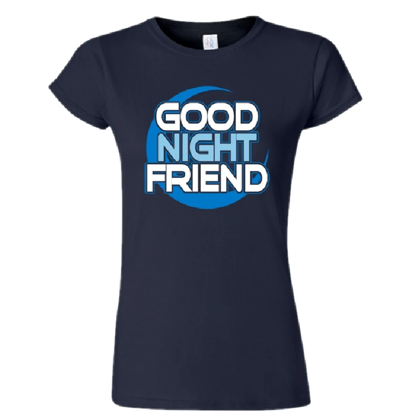 Crime Online Nancy Grace Ladies Navy Tee
