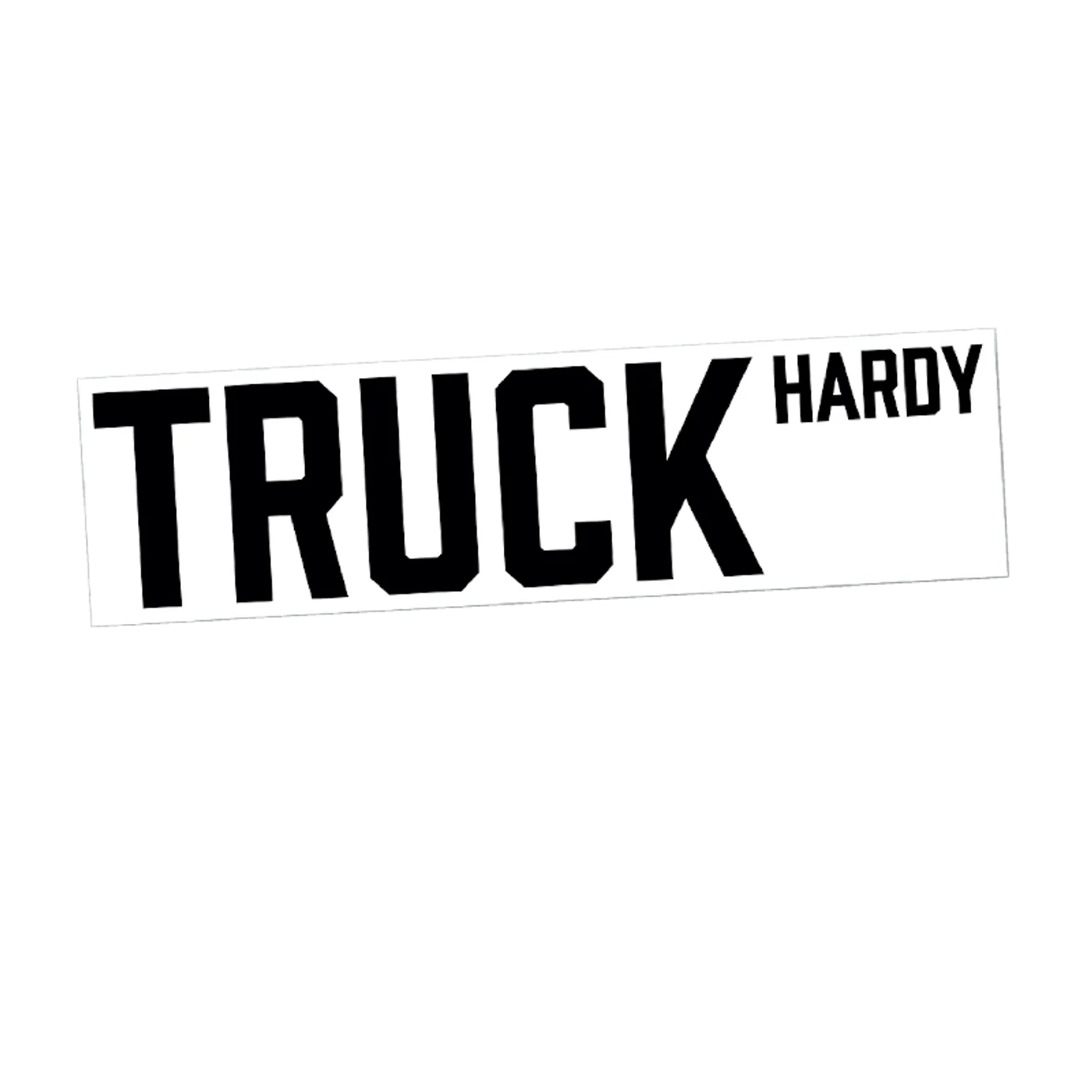 HARDY TRUCK Bumper Sticker