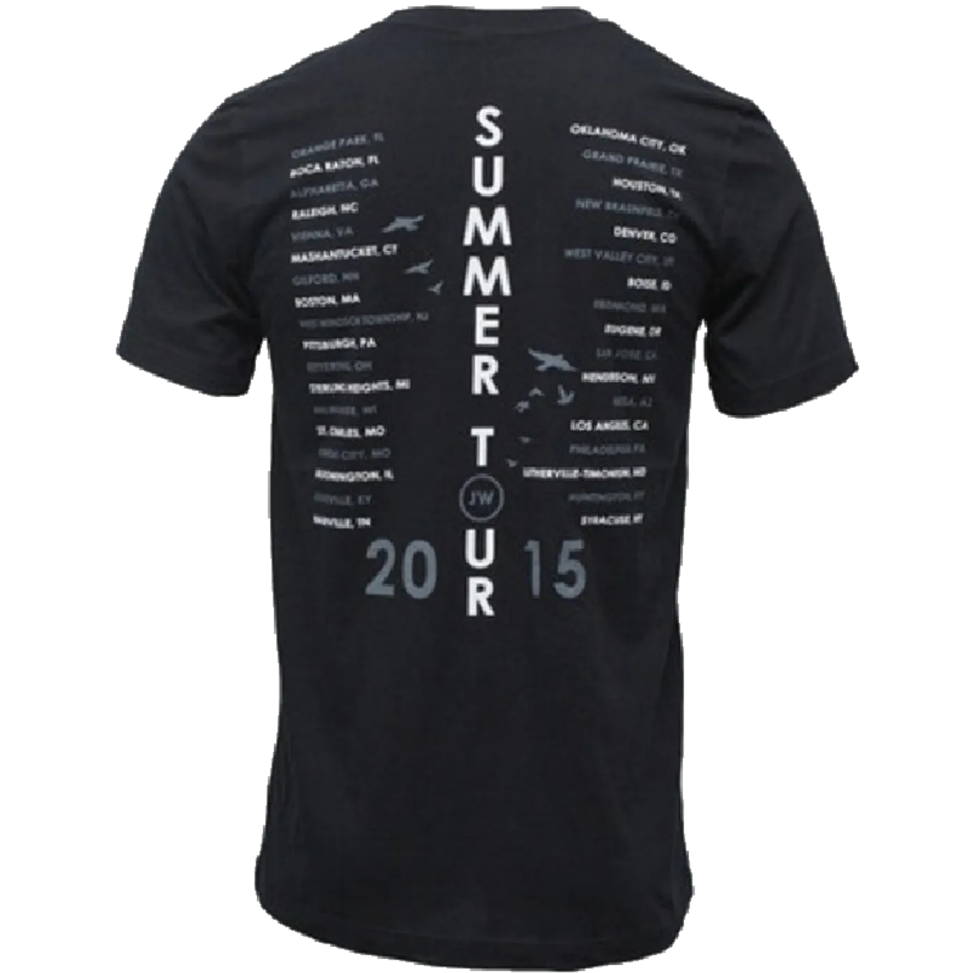 Jacob Whitesides Jacob Whiteside 2015 Black Pocket Tour Tee
