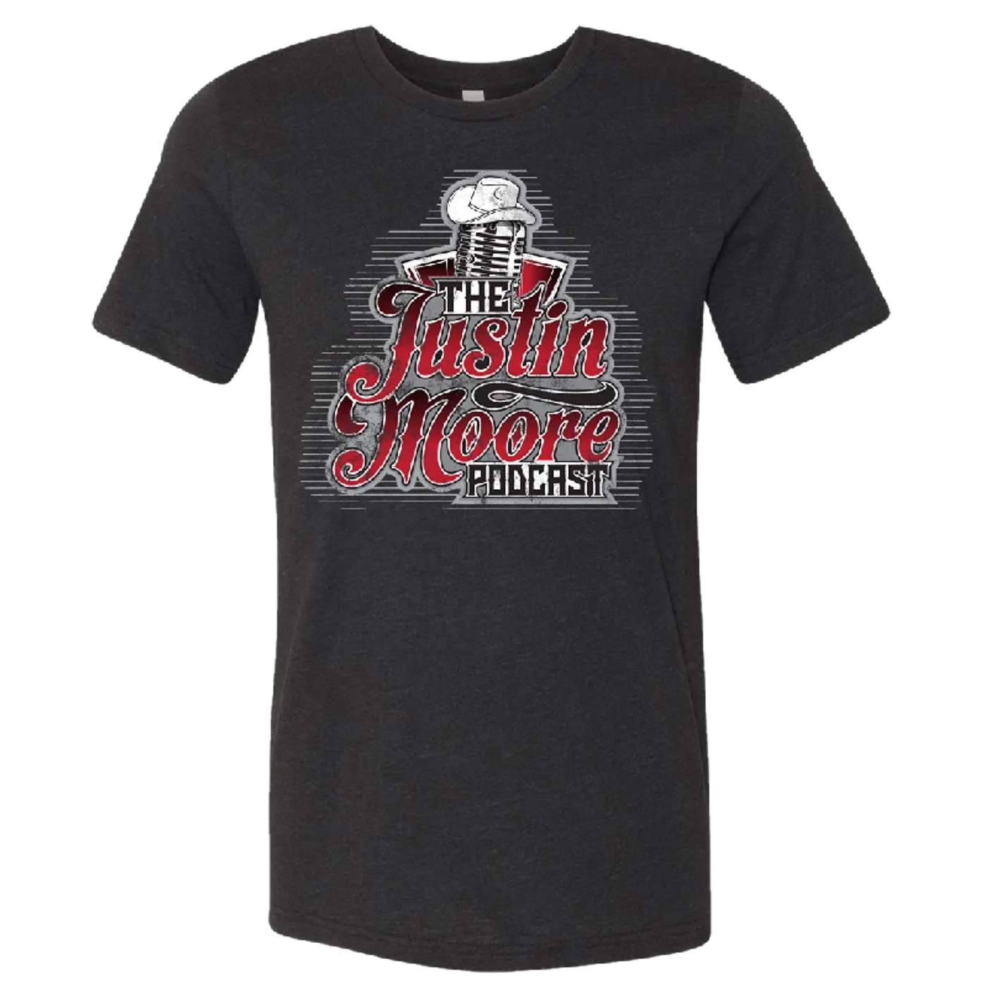 Justin Moore Podcast Black Tee