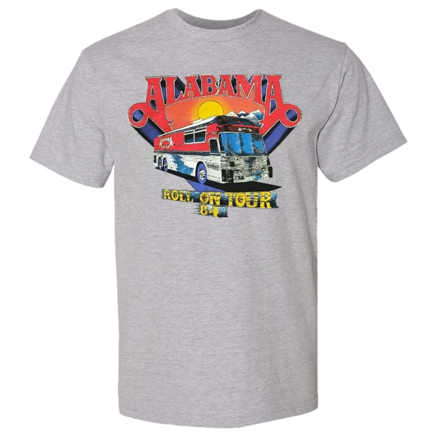 Alabama Sport Grey Roll On Tour Tee