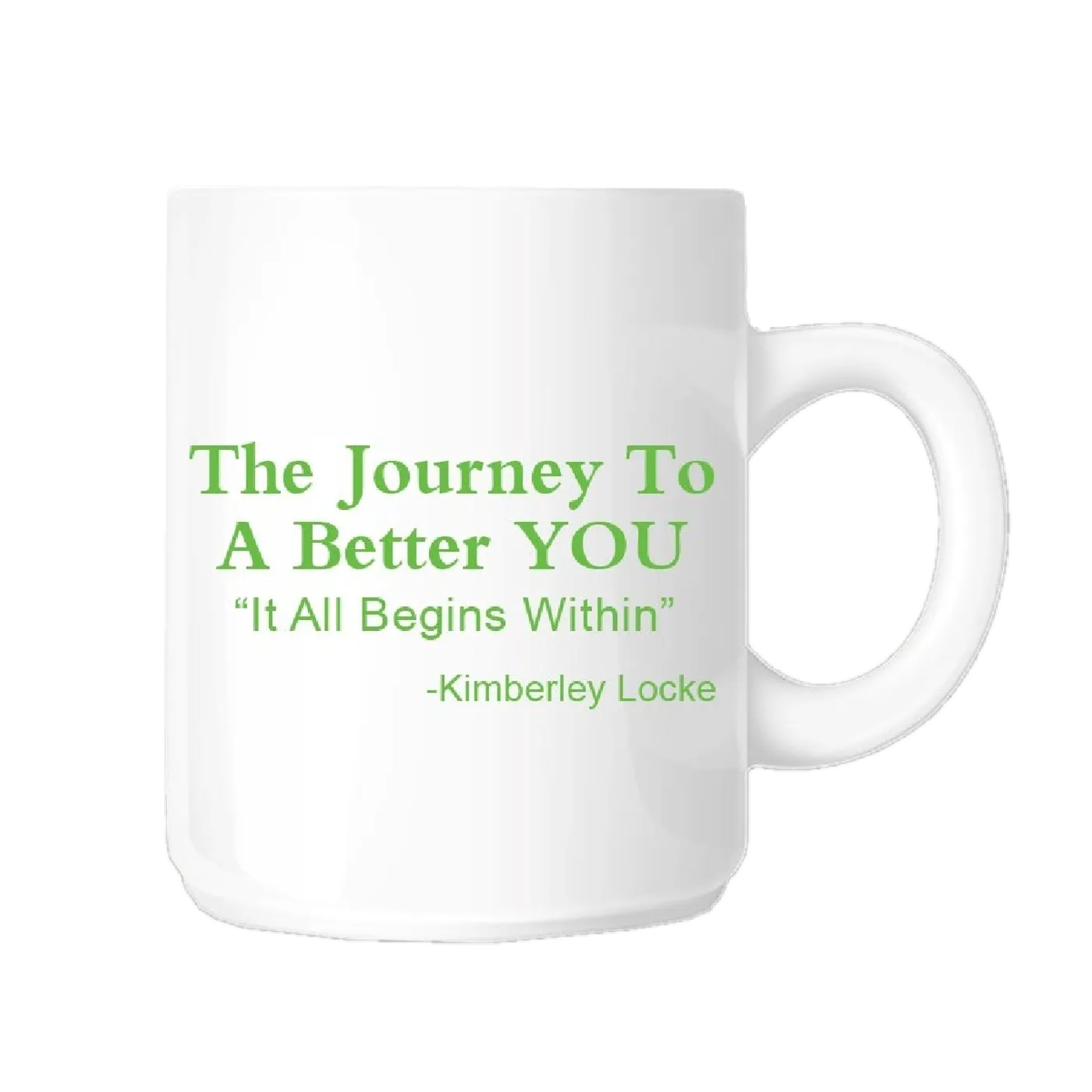 Kimberley Locke Coffee Mug- The Journey To A Better You