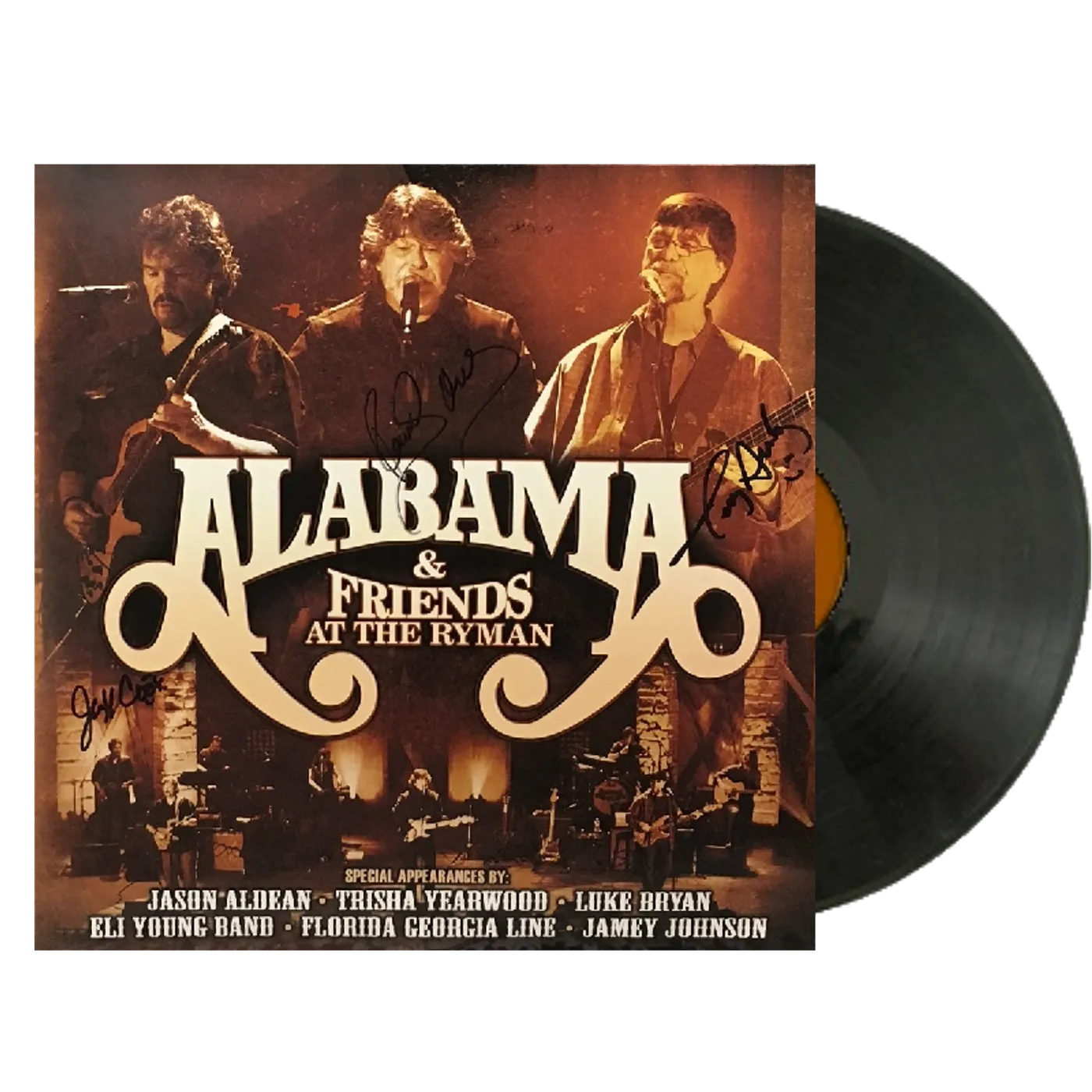 Alabama & Friends At the Ryman Signed Vinyl