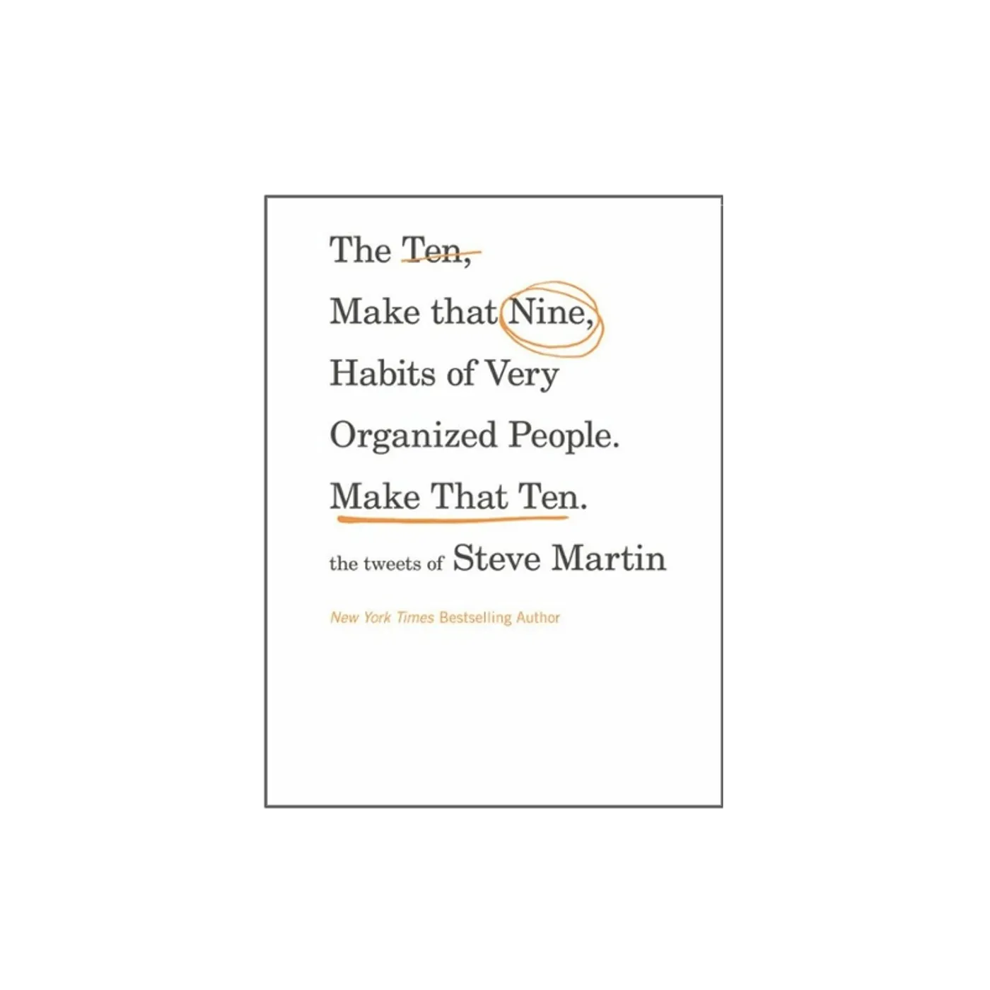 Steve Martin Book- Make That Ten
