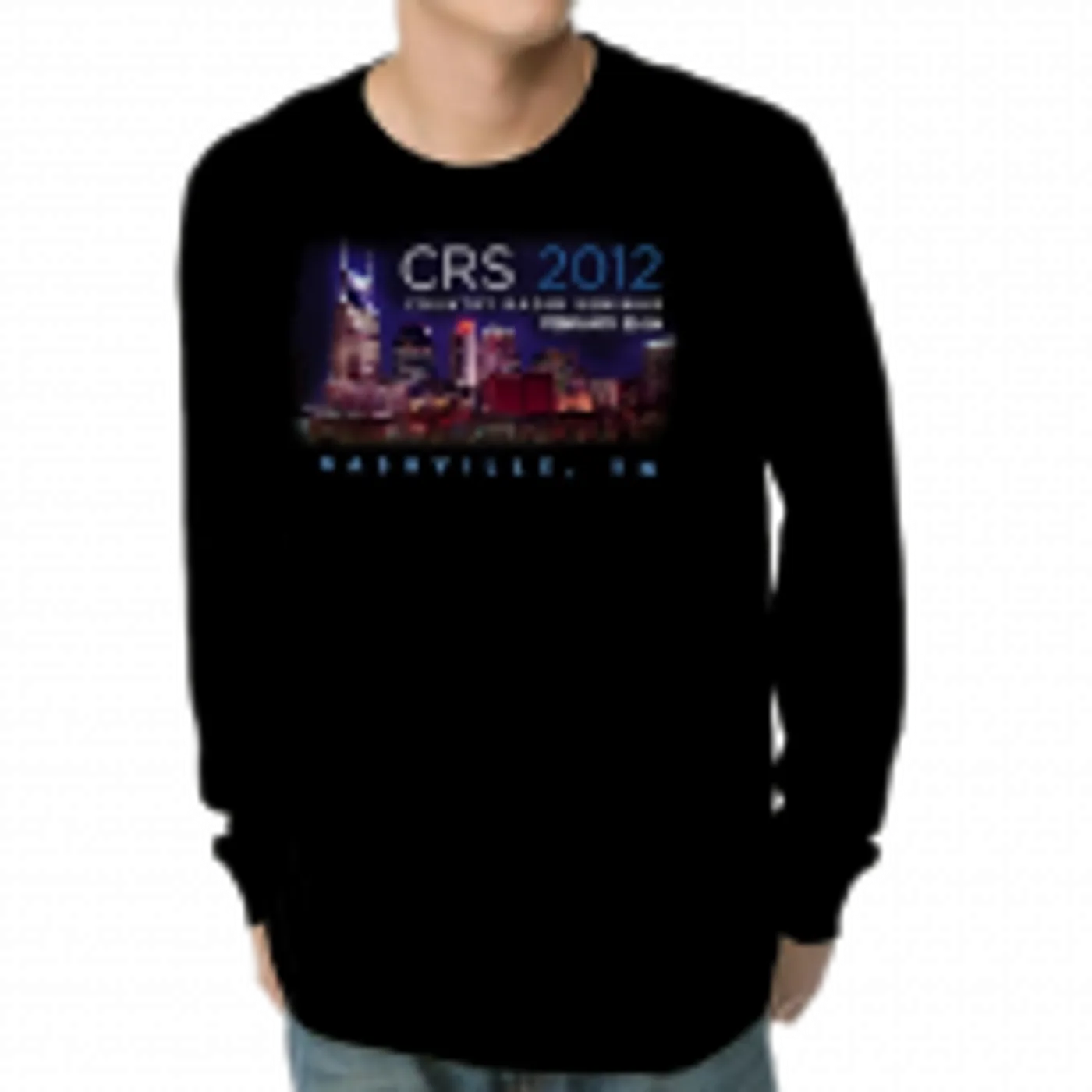 Country Radio Seminar Long Sleeve Black Tee