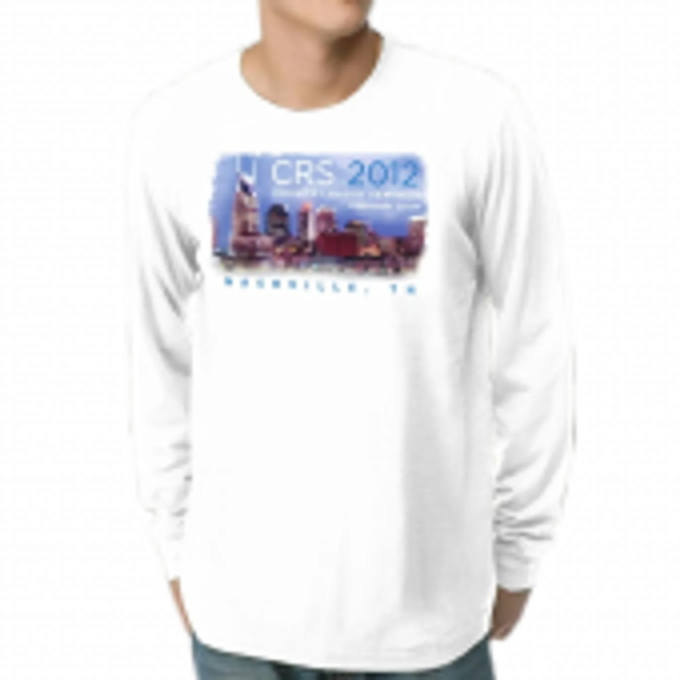 Country Radio Seminar Long Sleeve White Tee